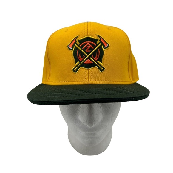 Arizona Hotshots Football Hat Mens Snapback Yellow Green Adjustable Trucker Cap - Picture 1 of 10